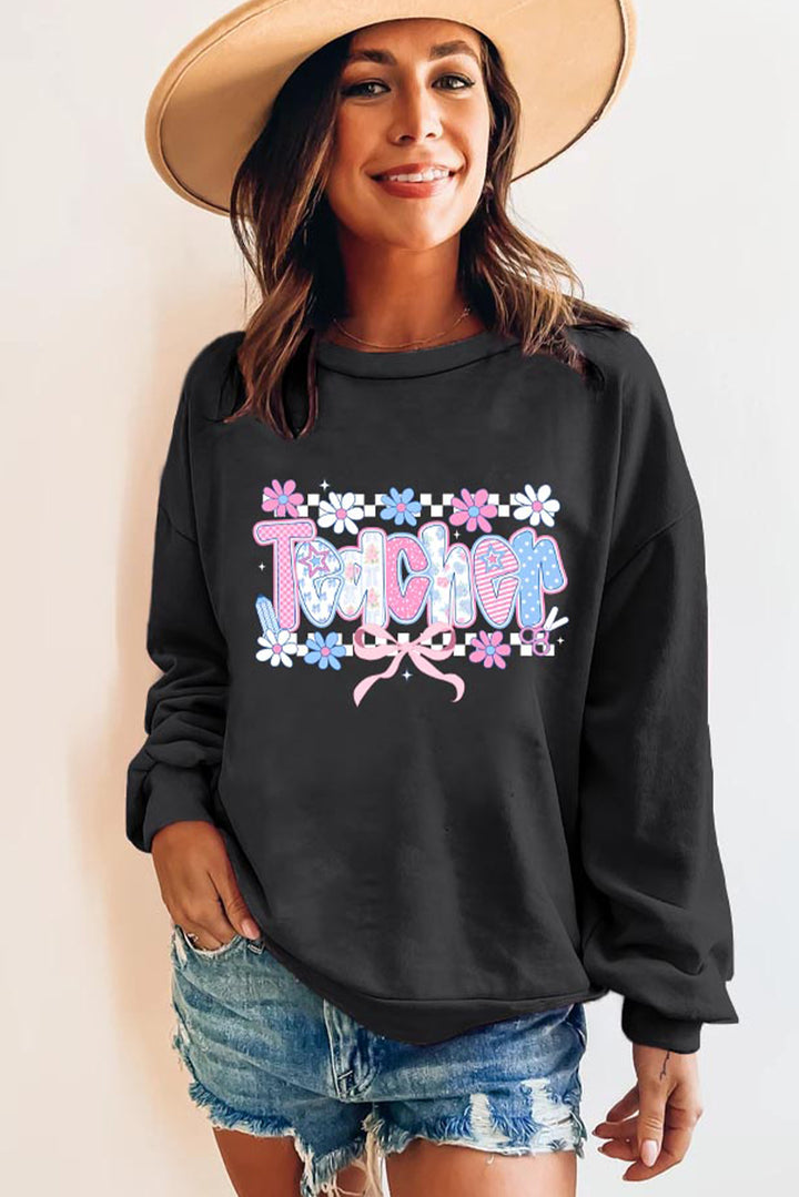 Chalkboard Charm Graphic Sweatshirt