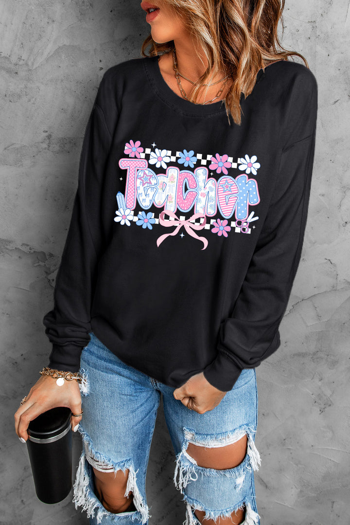 Chalkboard Charm Graphic Sweatshirt