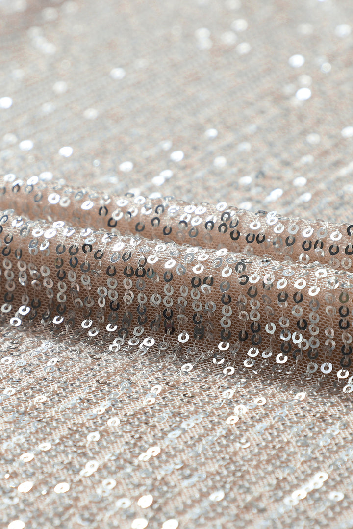 Champagne  Sequin Duster Kimono