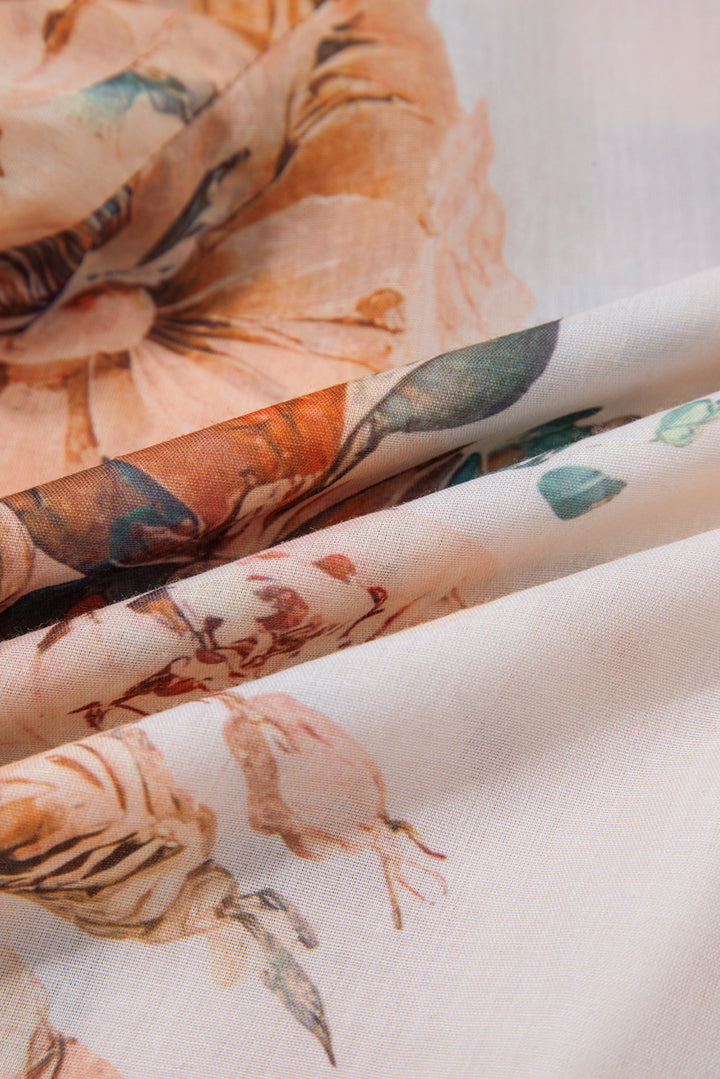 Harvest Bloom Balloon-Sleeve Blouse 🍁