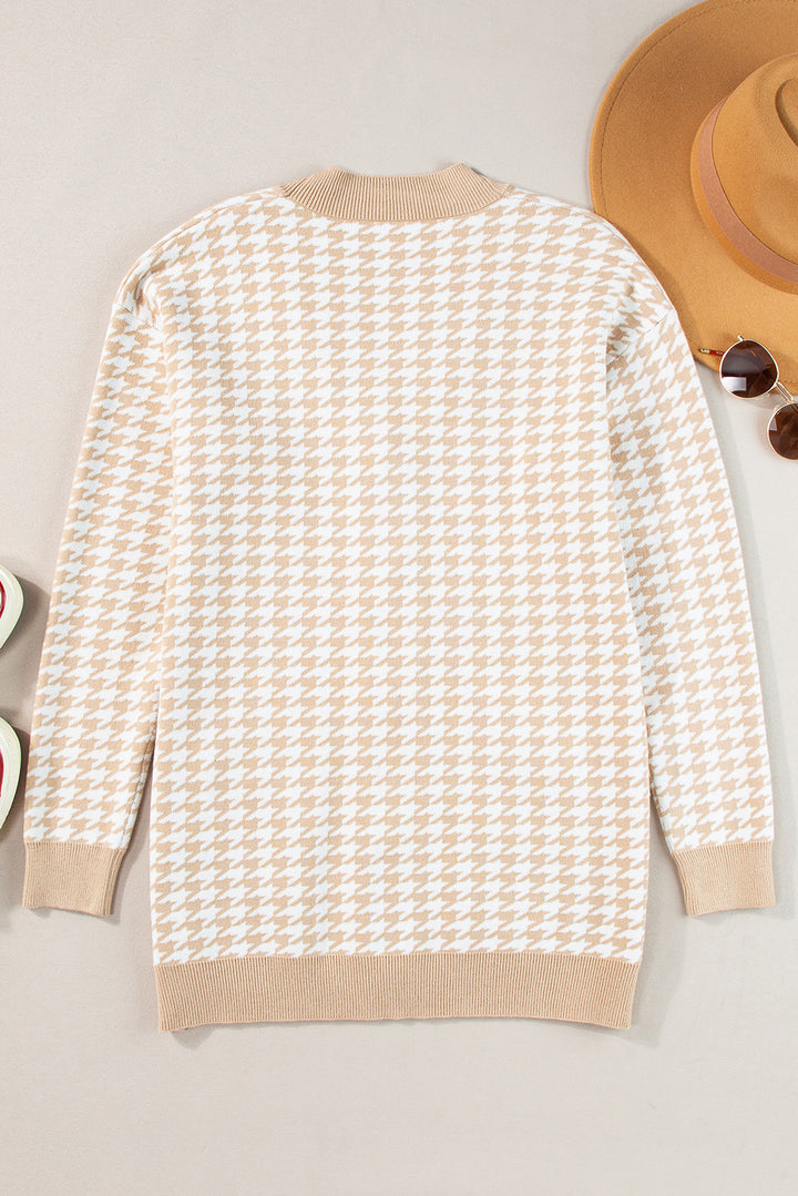 ✨ Luke & Estelle “Classic Chic Houndstooth Cardigan” ✨