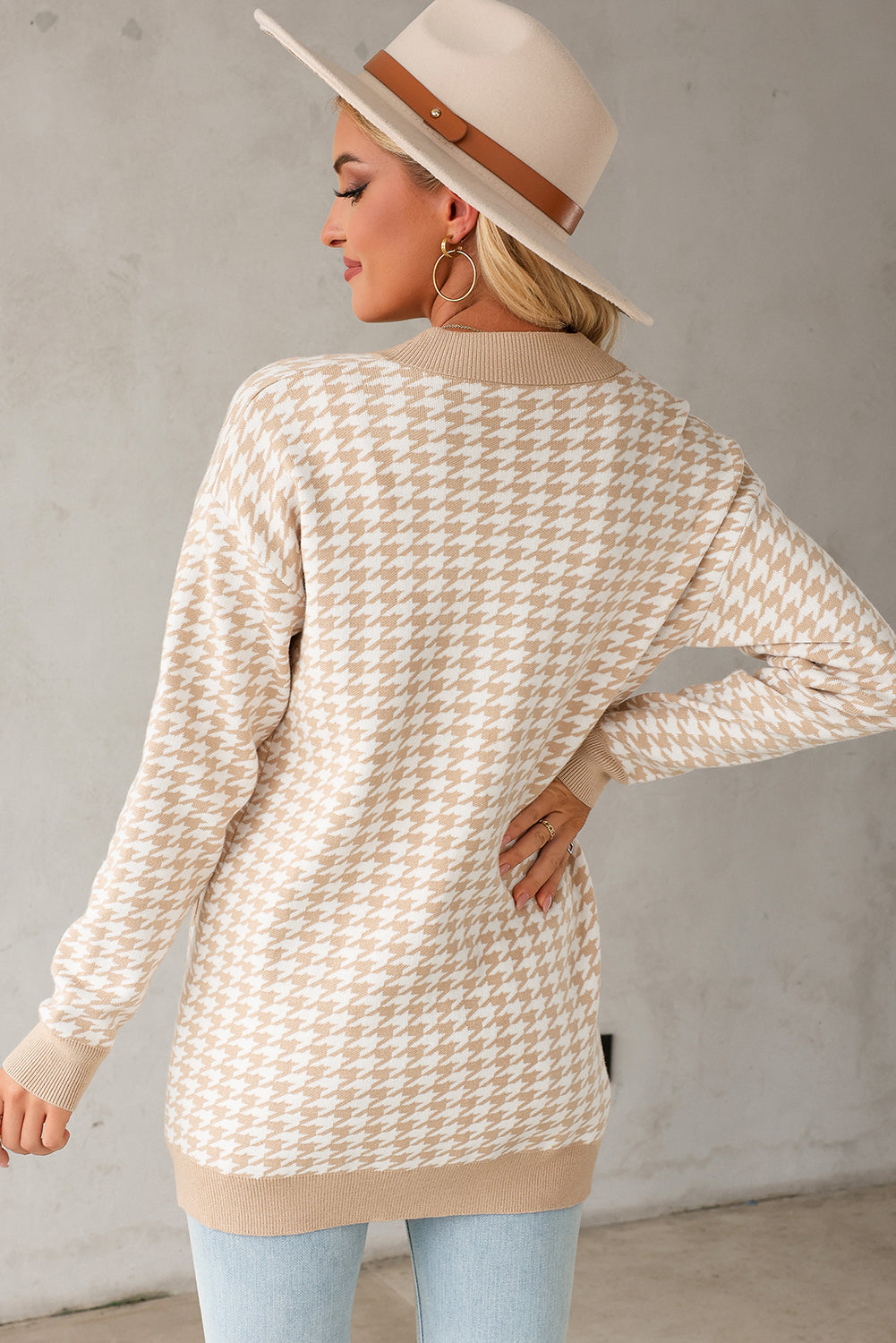 ✨ Luke & Estelle “Classic Chic Houndstooth Cardigan” ✨