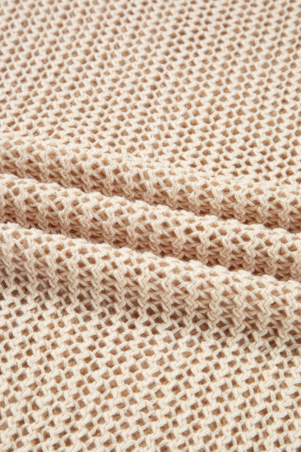 Toasted Pearl Mesh Sweater