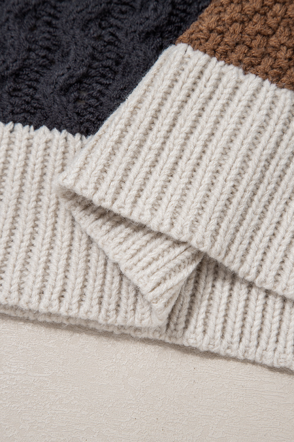 Harvest Stitch Henley Sweater