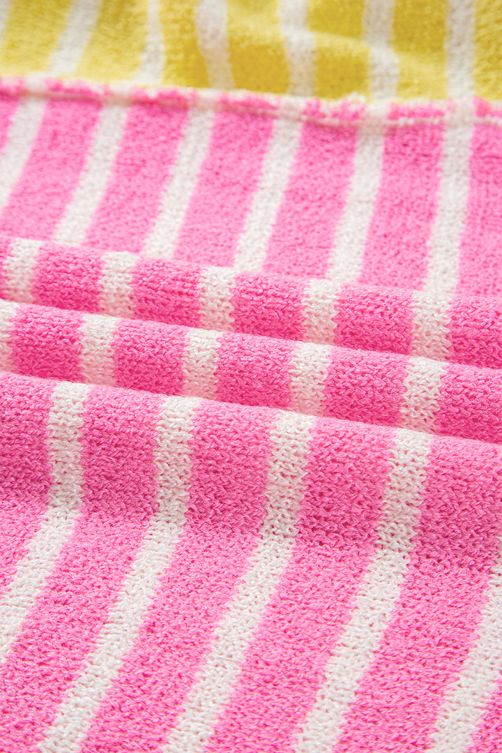 Candy Shop Cozy Striped Sweater