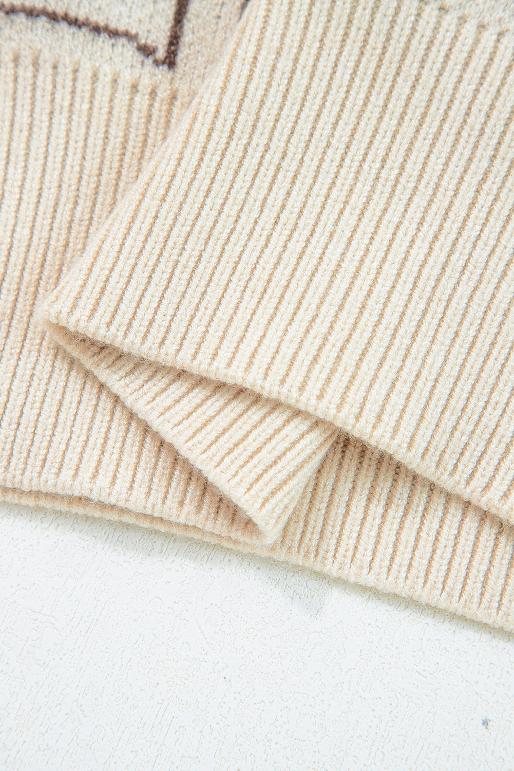 Cocoa Rodeo Jacquard Crewneck Sweater