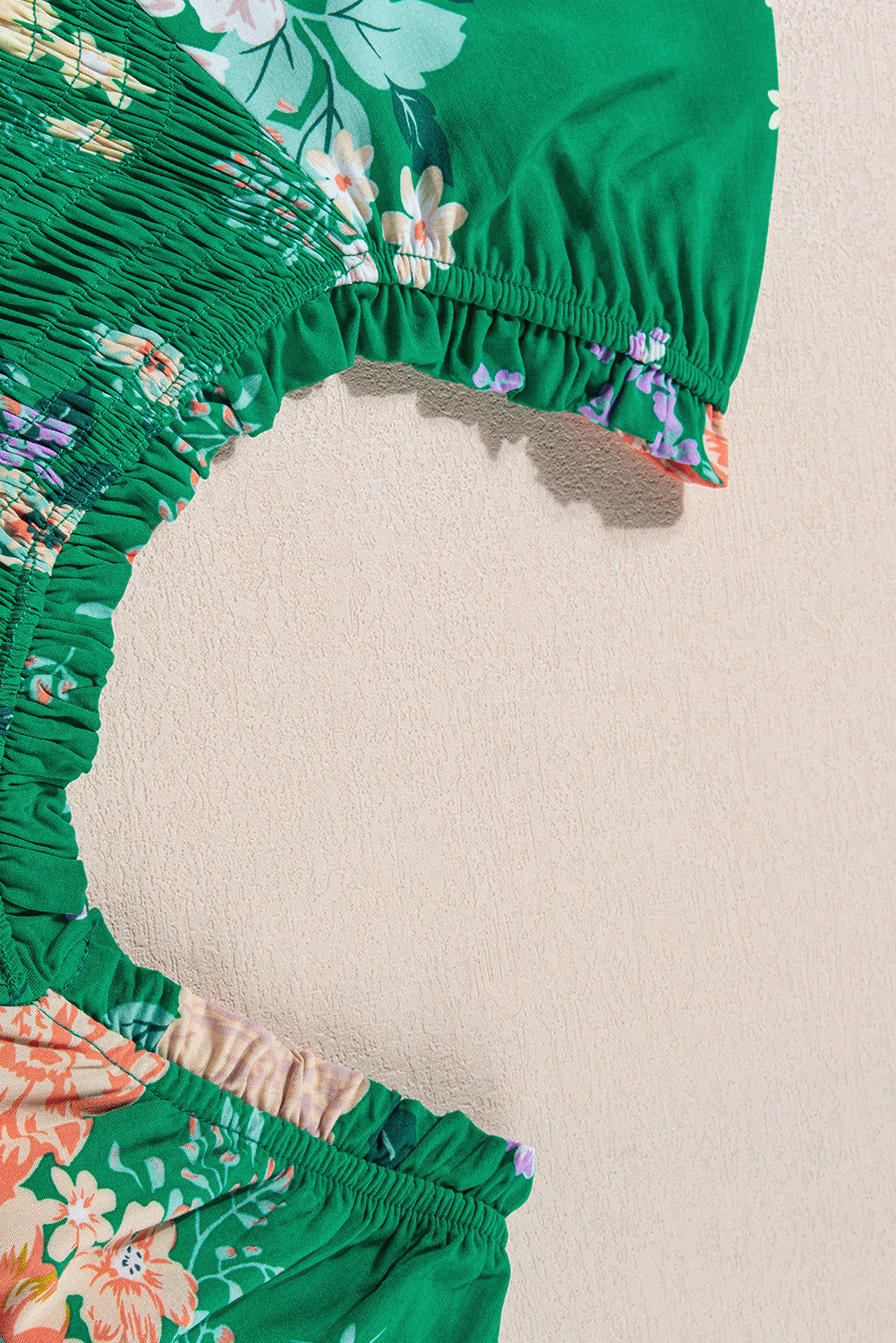 Bloom Boldly Smocked Midi Dress — Emerald Floral