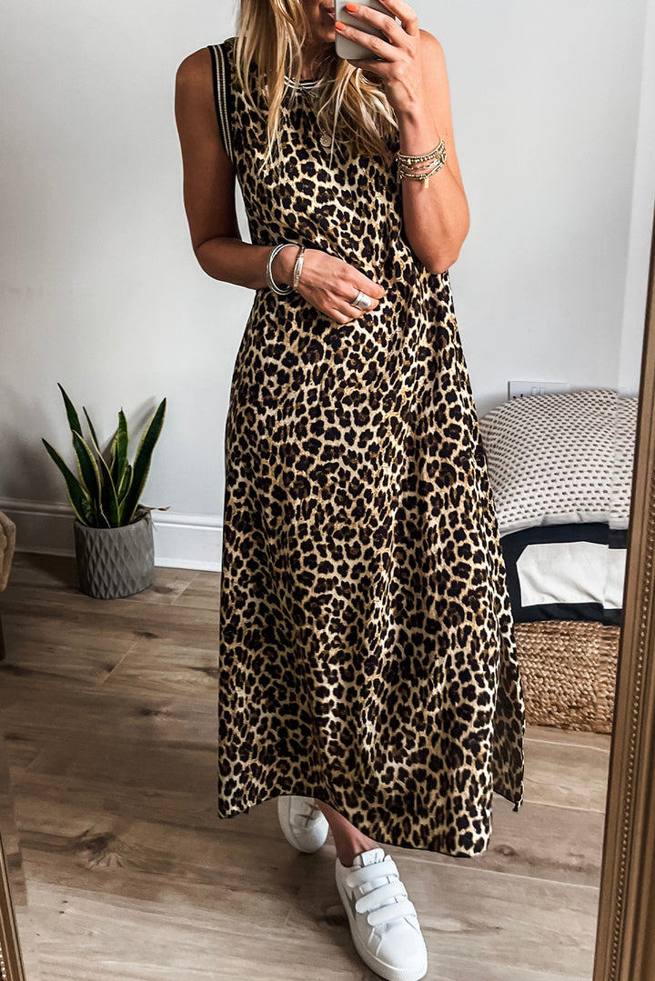 She’s a Wild One - Leopard Maxi Dress