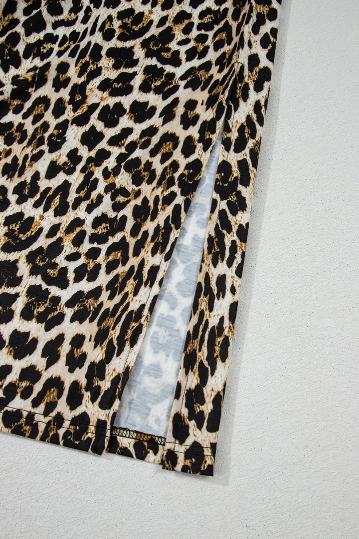 She’s a Wild One - Leopard Maxi Dress