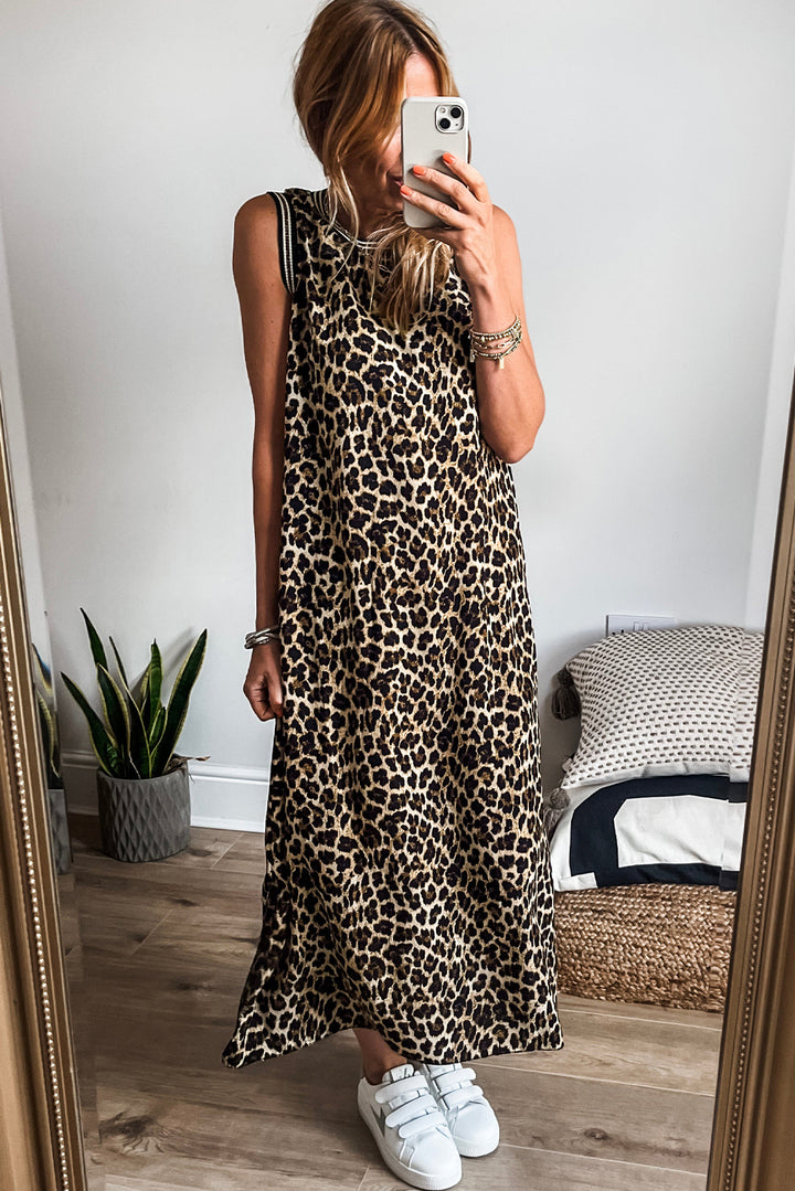 She’s a Wild One - Leopard Maxi Dress