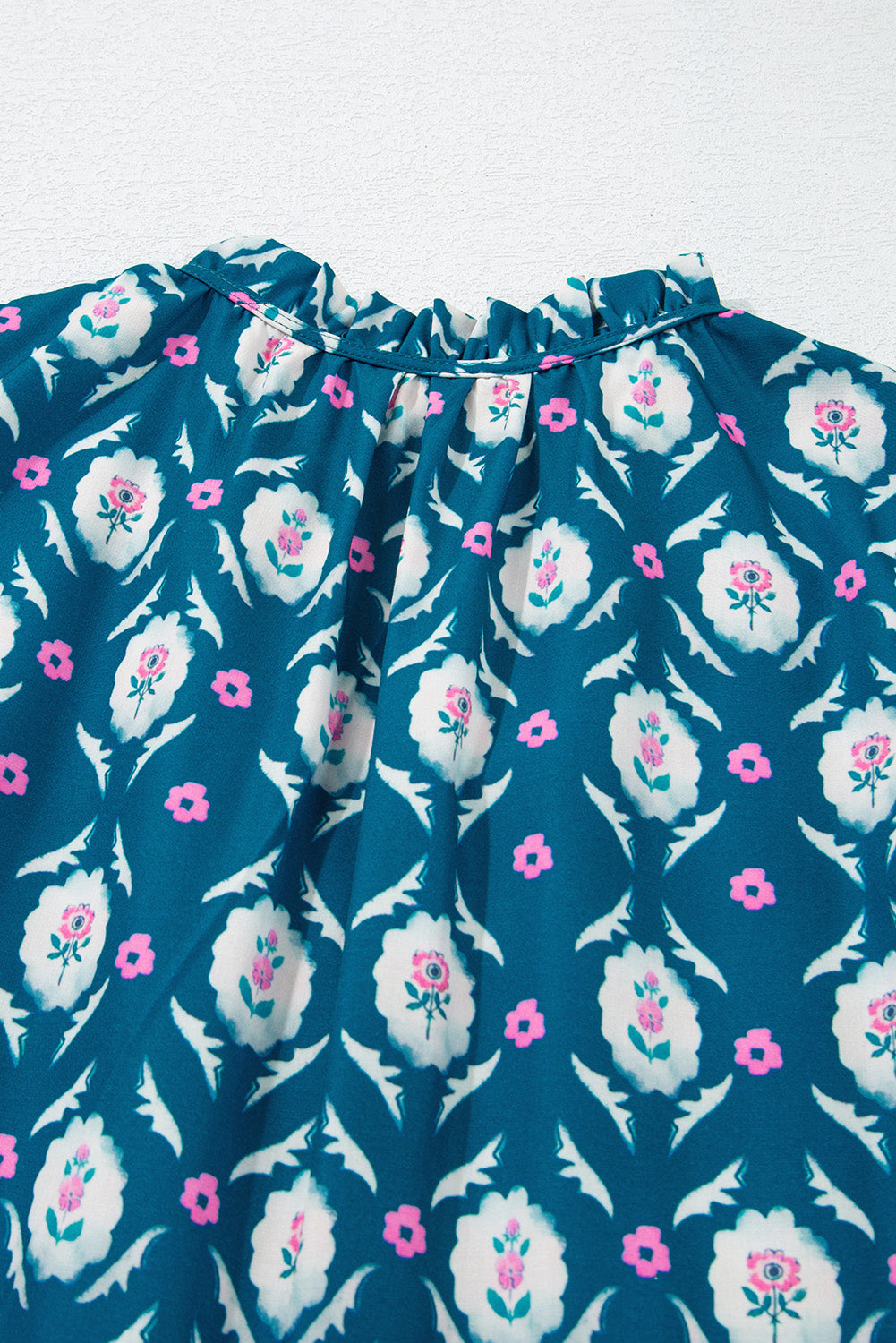 Peacock Meadow Tiered Mini Dress