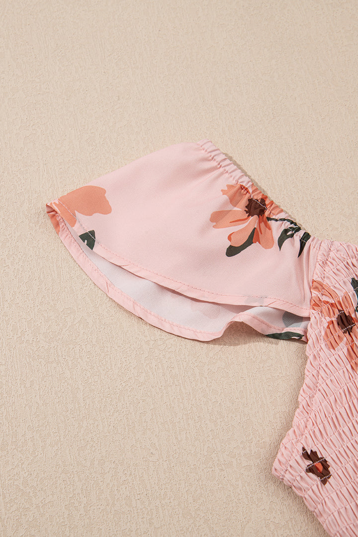 Sunset Petals Flutter Maxi Dress 🌺