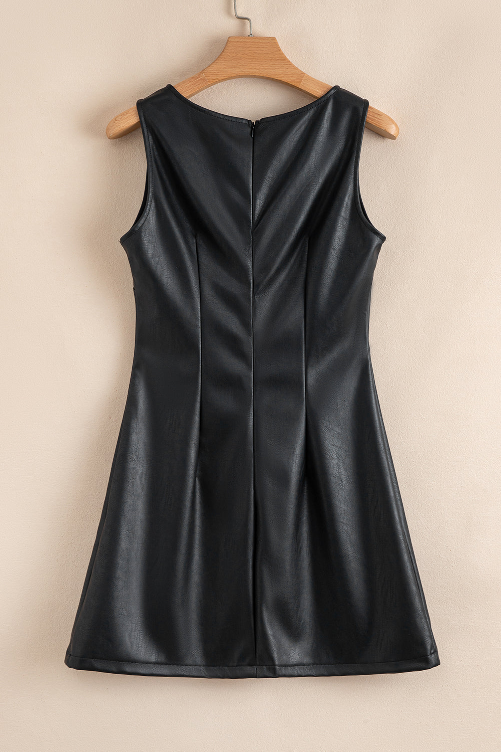 After-Dark Icon Faux-Leather Mini Dress