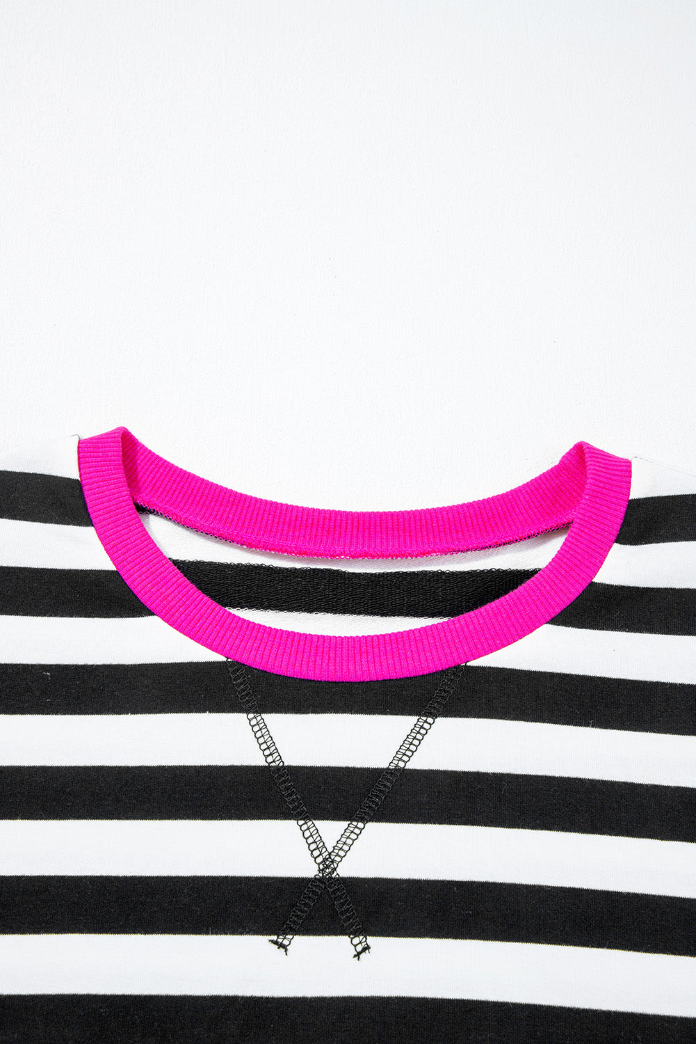 Pop of Pink Striped Lounge Set