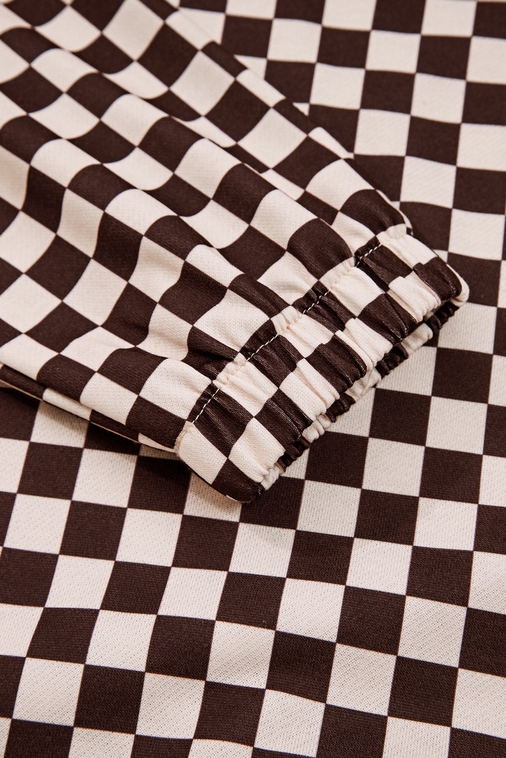 Luke & Estelle “Game Changer” Chocolate Checkerboard 2-Piece Set