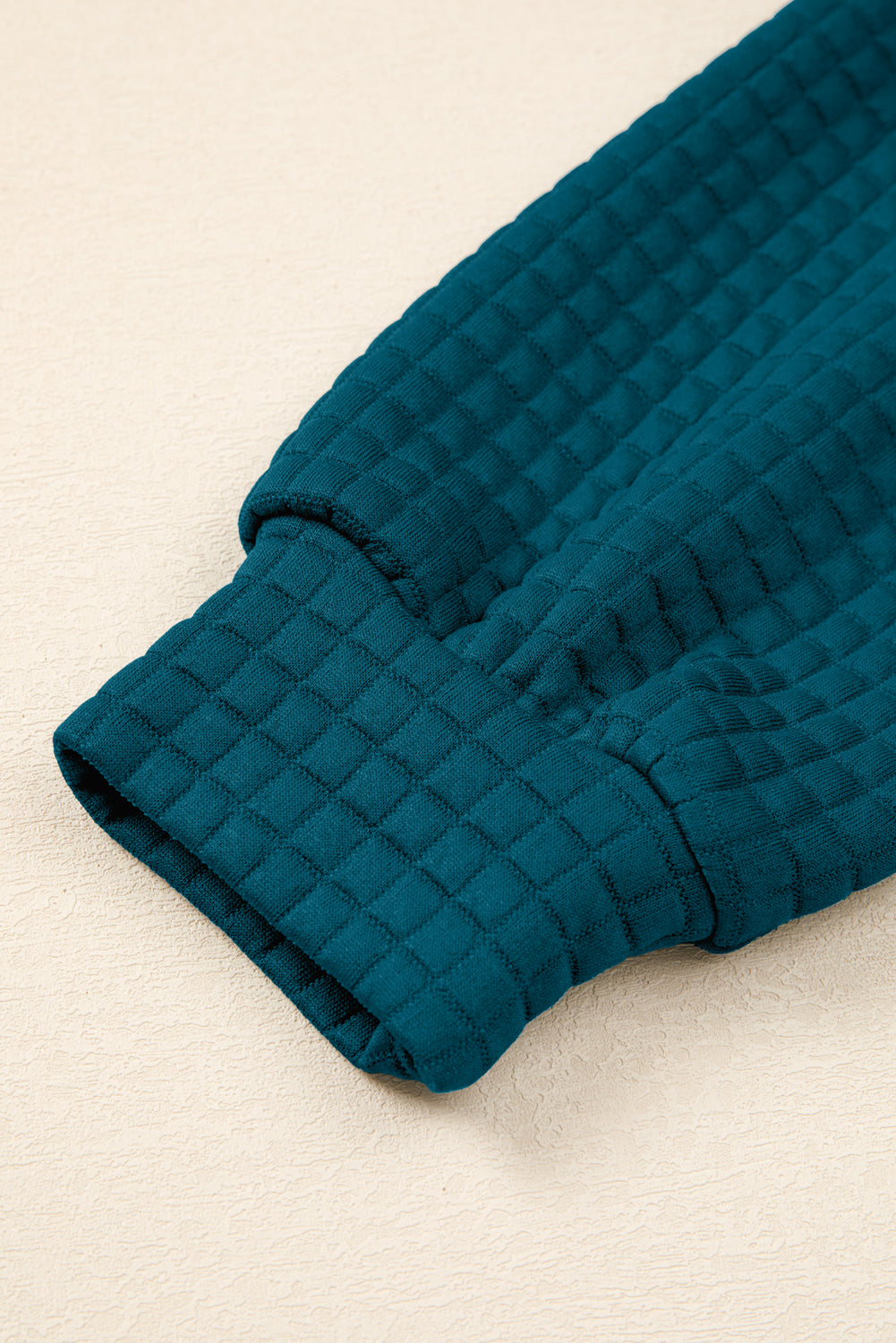 Luke & Estelle "Cozy Confidence" Waffle Knit Buttoned Lounge Set – Teal