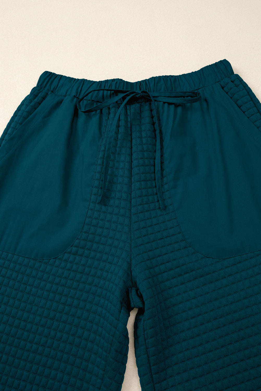 Luke & Estelle "Cozy Confidence" Waffle Knit Buttoned Lounge Set – Teal