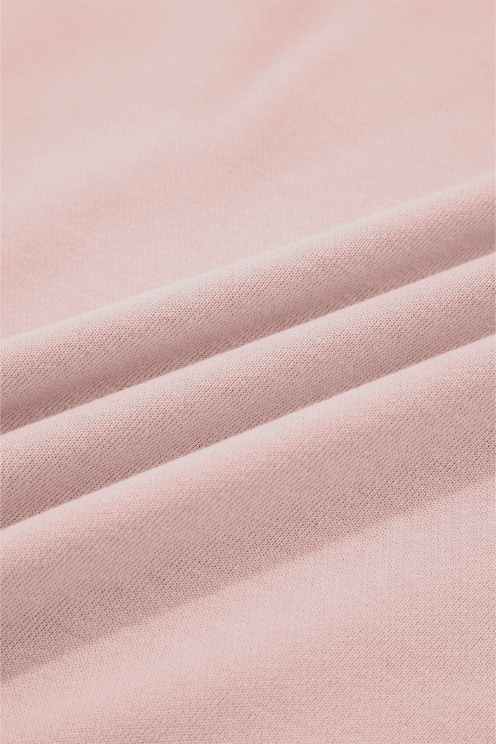 Soft Focus Wide-Leg Lounge Set — Dusty Rose