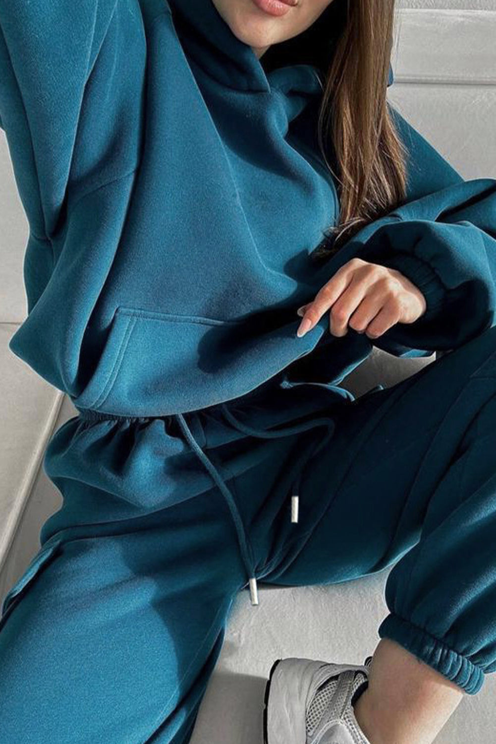 💙 Luke & Estelle “Deep Teal Dreams” 2-Piece Cargo Lounge Set 💙