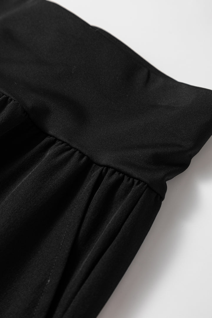 🔥 Go-Getter High-Waist Cargo Joggers (Black)