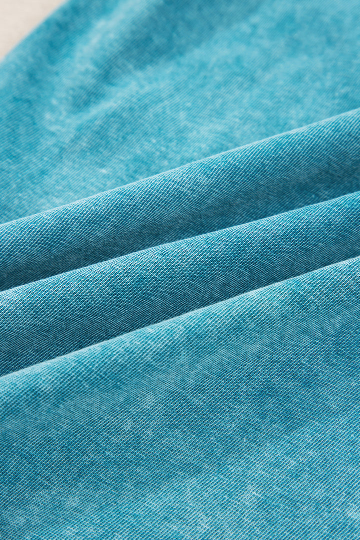 Lake Day Luxe Wide-Leg Drawstring Pants (Teal)