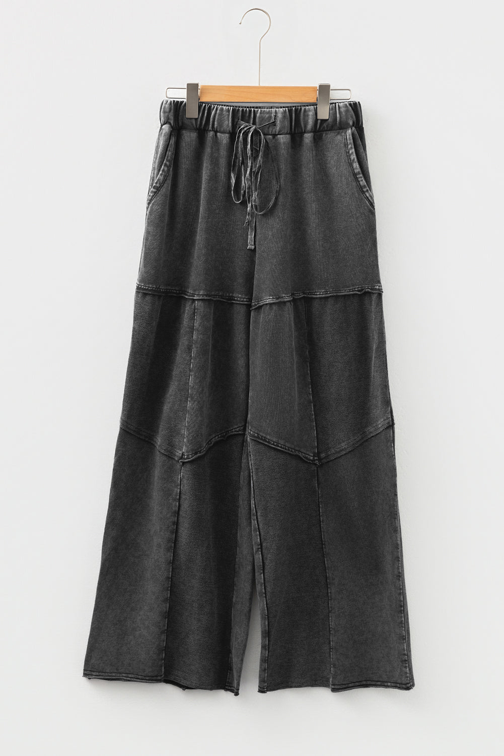 Coal River Patchwork Wide-Leg Pants