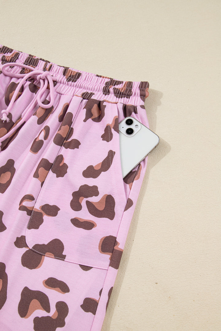 🌸 Luke & Estelle “Pink Safari” Wide Leg Lounge Pants – Fierce, Fun & Fabulous! 🌸