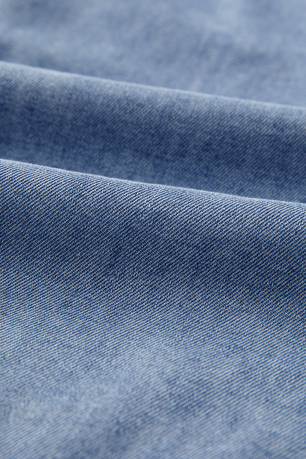 Denim Daydream Pintuck Tie Blouse 💙