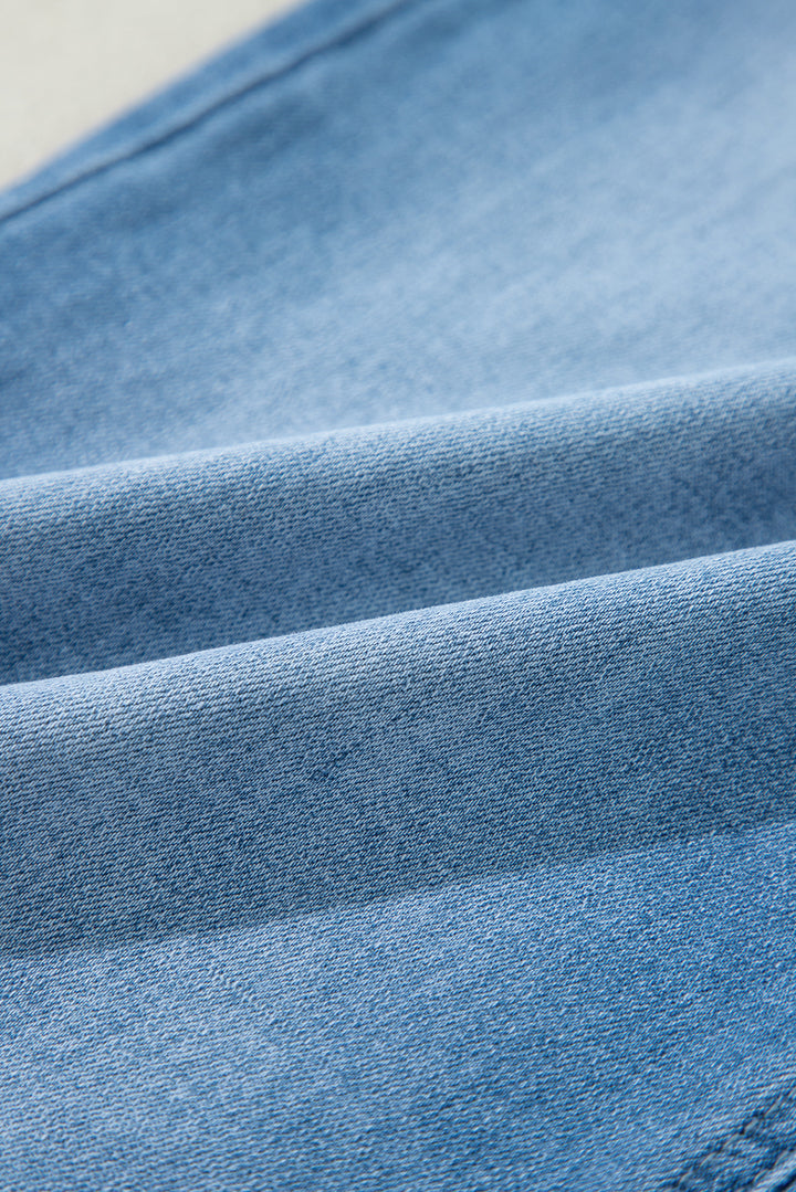 Luke & Estelle “Dream Fit” High-Rise Front Slit Wide-Leg Jeans – Exclusive to BHB Boutique