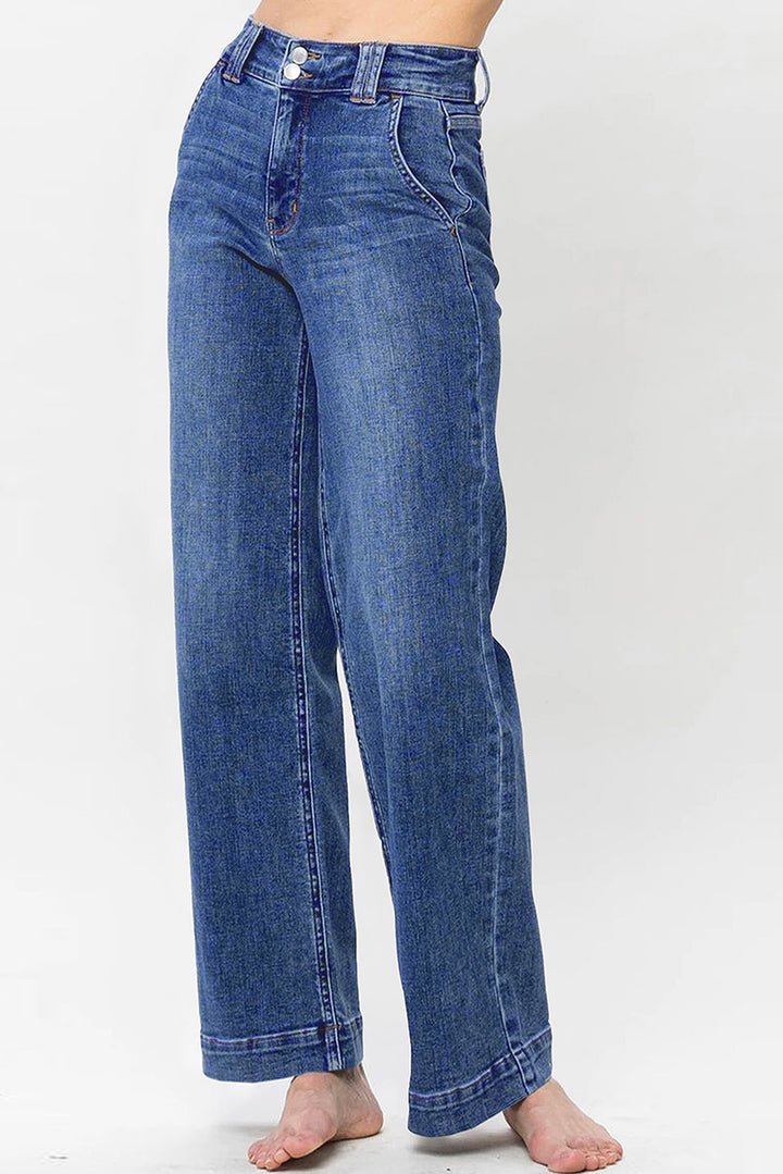 Luke & Estelle “Golden Hour High Rise Wide Leg Jeans”