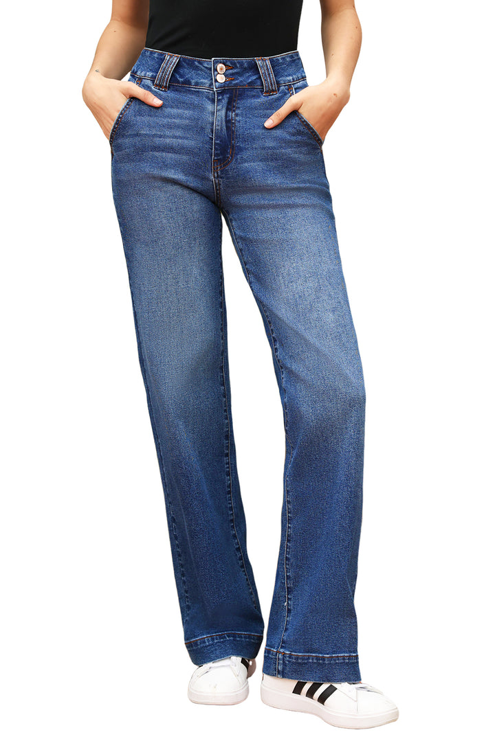 Luke & Estelle “Golden Hour High Rise Wide Leg Jeans”