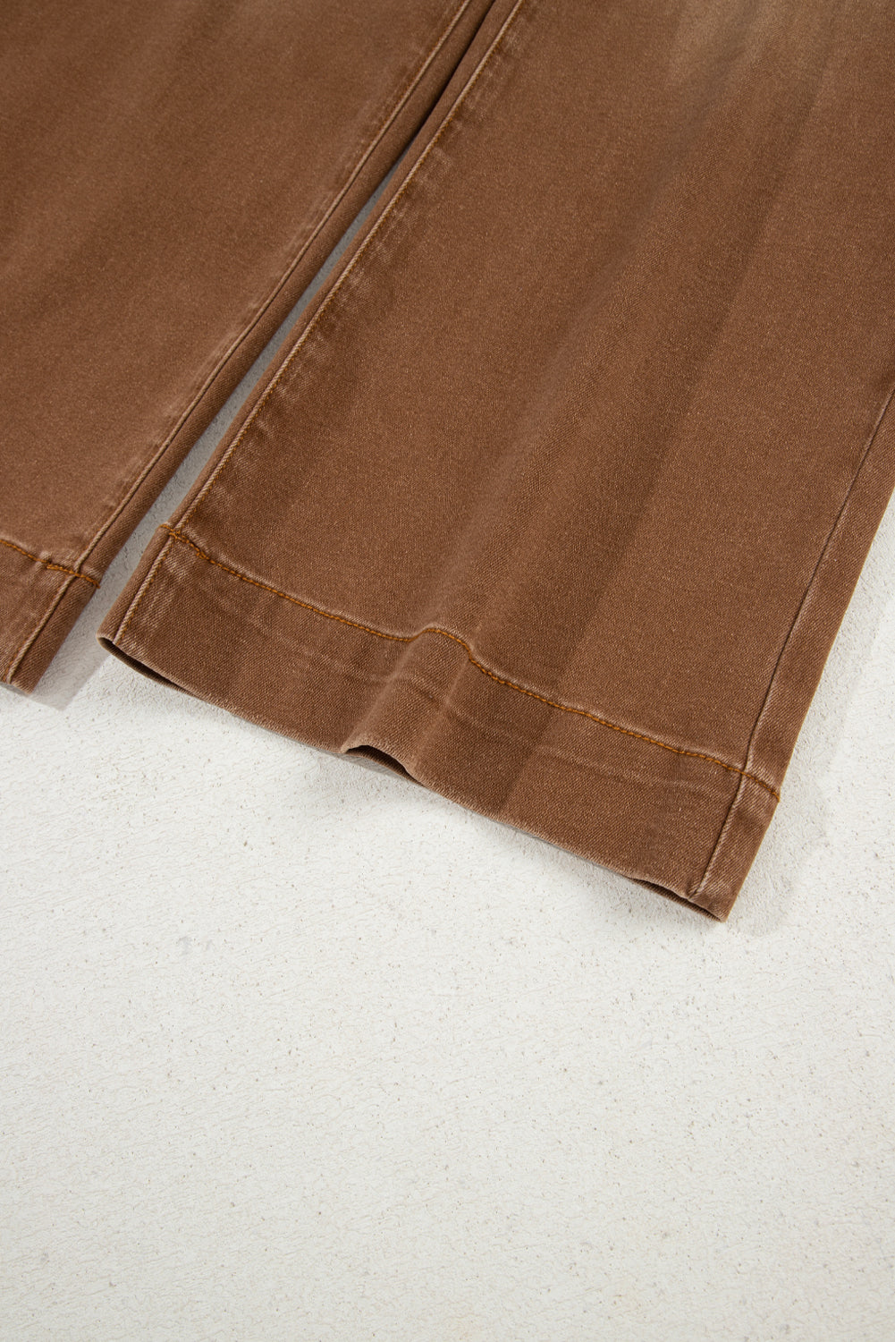 Trailblazer High-Rise Cropped Wide-Leg Jeans – Caramel