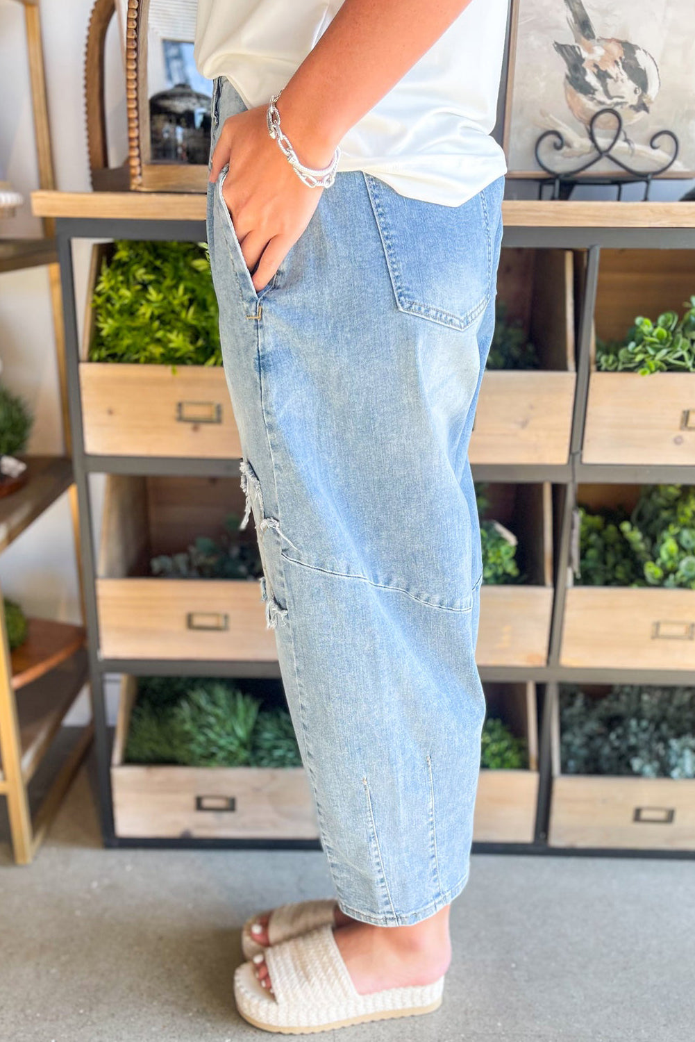 Petal & Play Patch Jeans