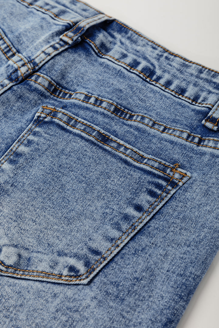 The Luxe Cuff Straight-Leg Denim