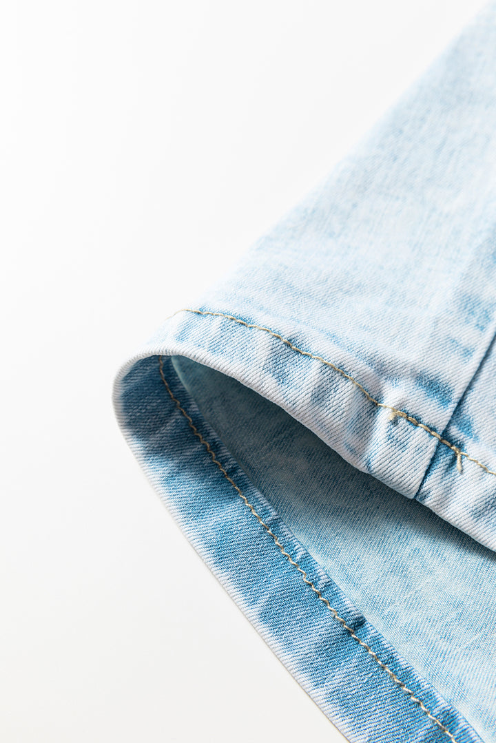 Heartland Drawstring Utility Jeans – Light Wash