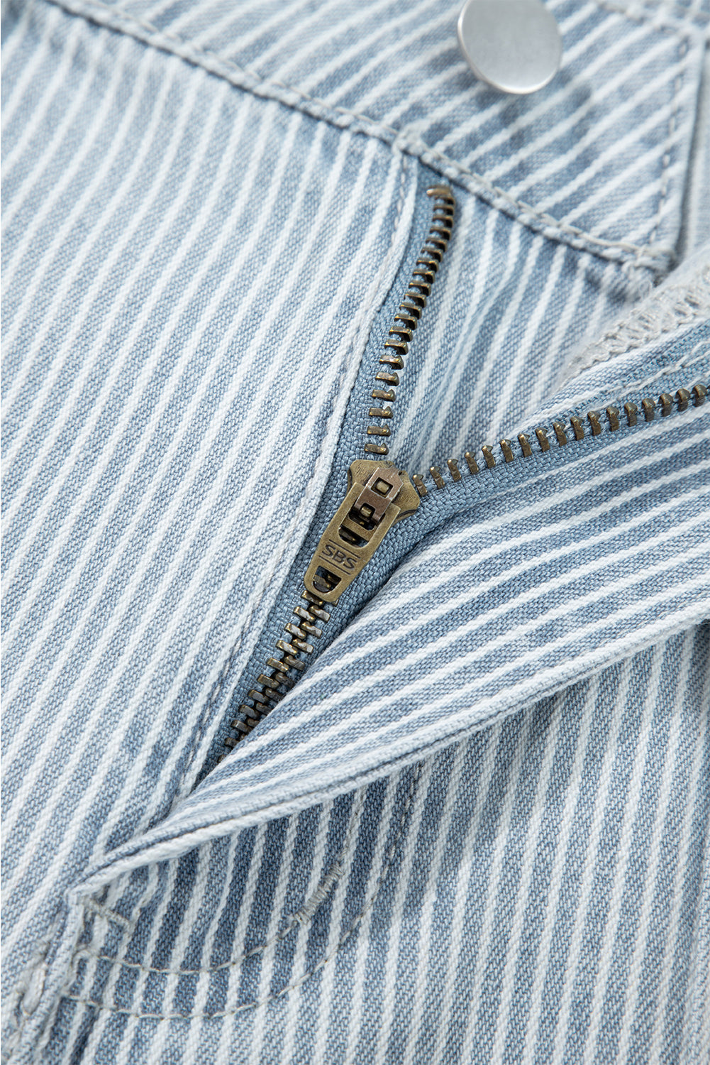 Main Street Pinstripe Wide-Leg Jeans