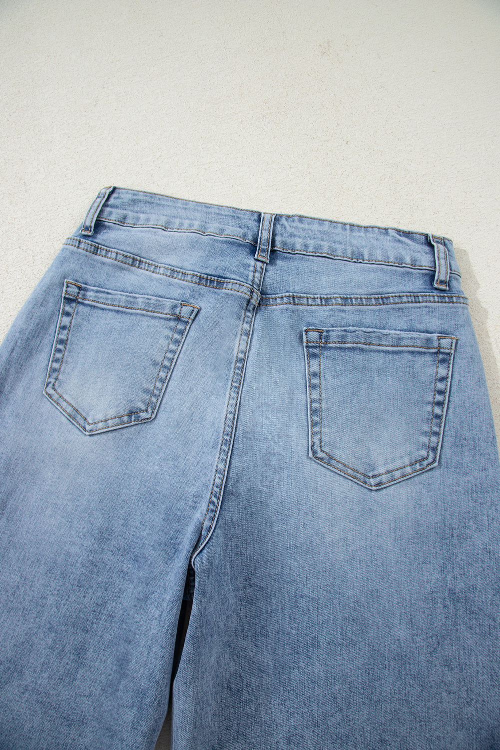 Luke & Estelle “Weekend Luxe” Wide Leg Denim Pants