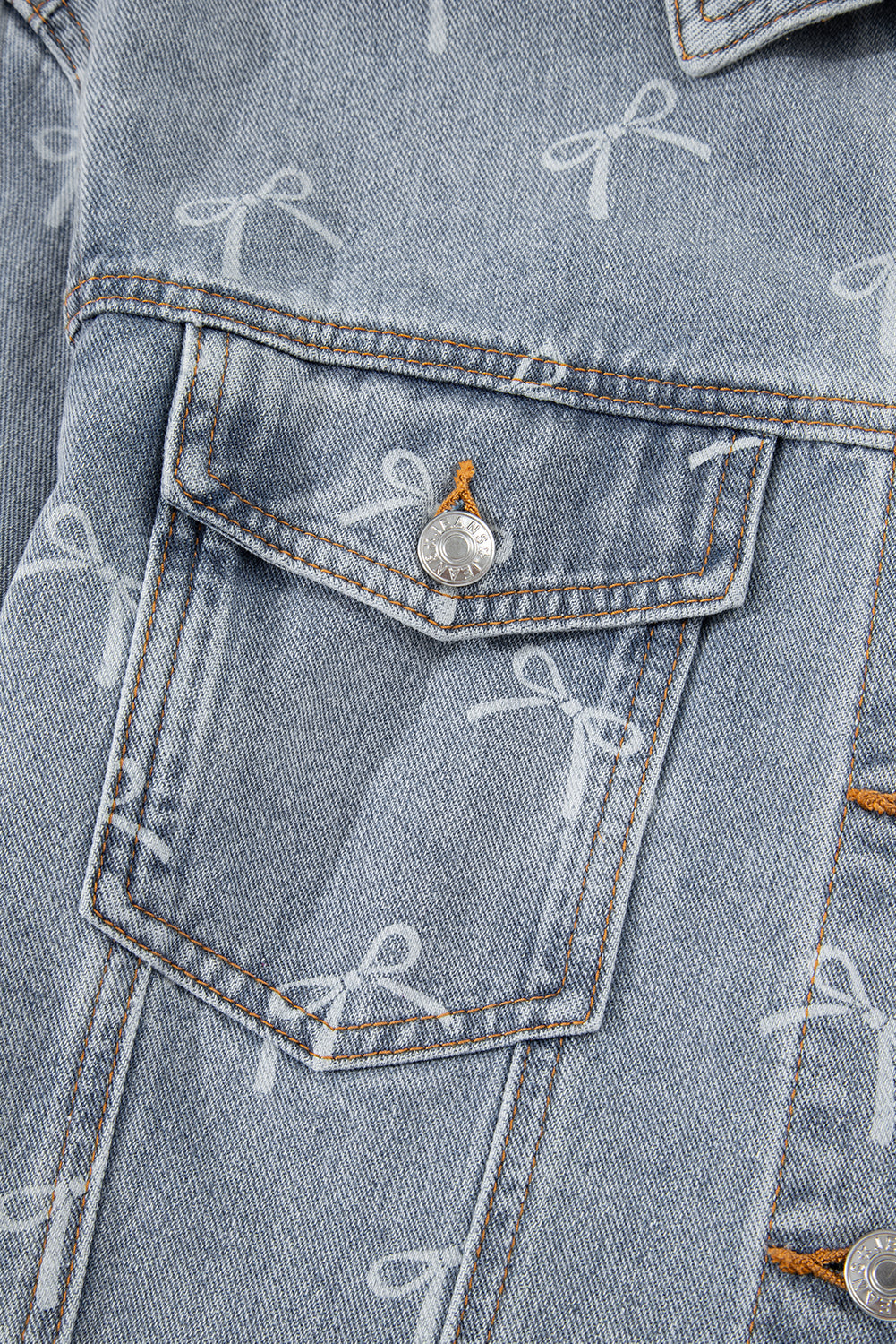 ✨ Luke & Estelle “Bow To The Moment” Denim Jacket ✨