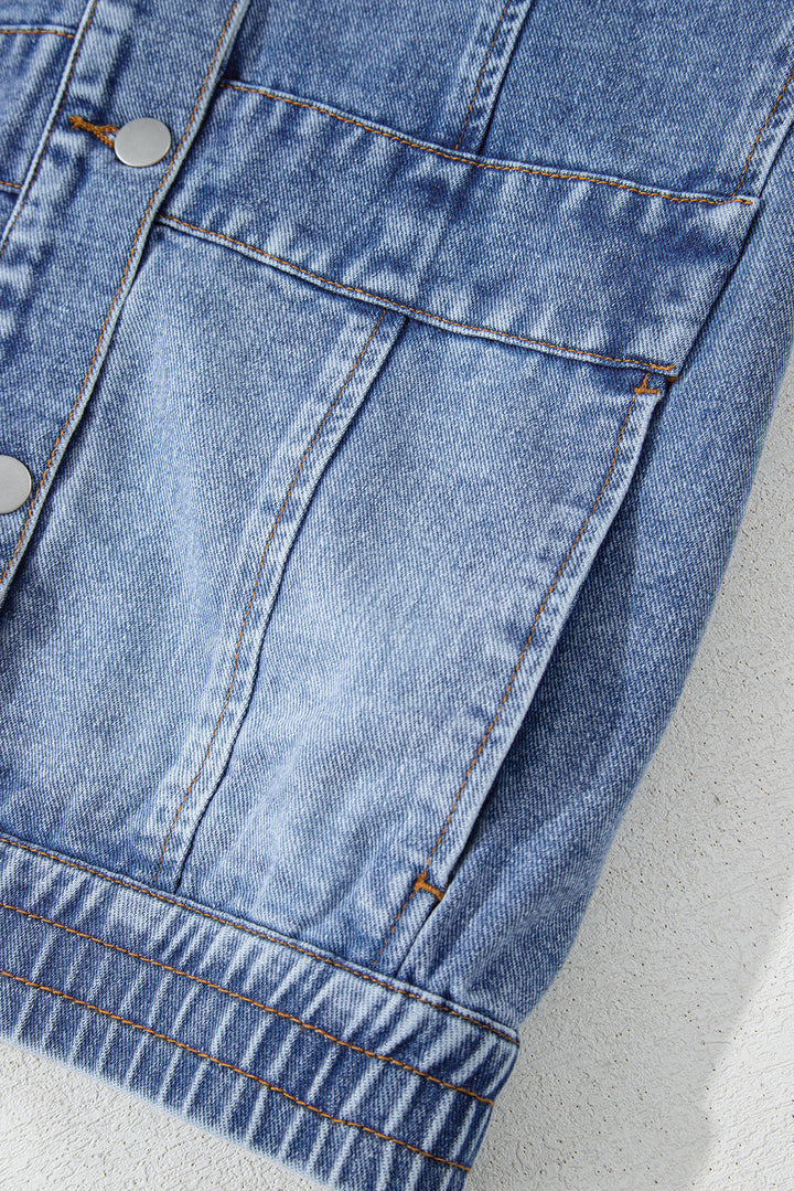 ⭐ Luke & Estelle “Denim Dream” Sleeveless Jacket – BHB Boutique EXCLUSIVE ⭐