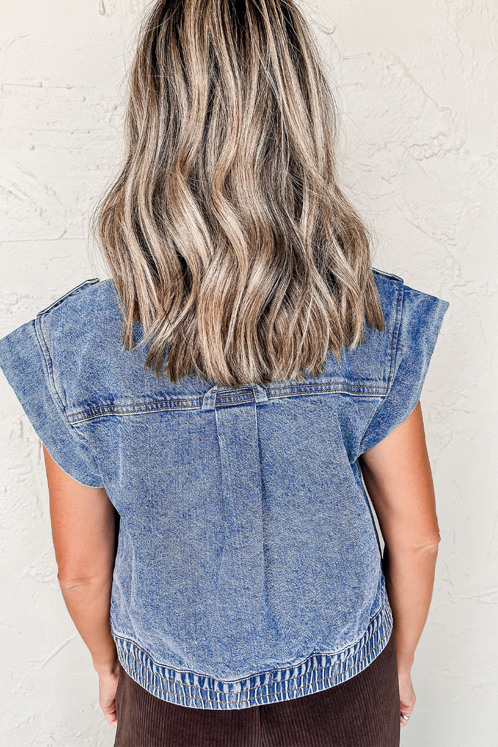 ⭐ Luke & Estelle “Denim Dream” Sleeveless Jacket – BHB Boutique EXCLUSIVE ⭐
