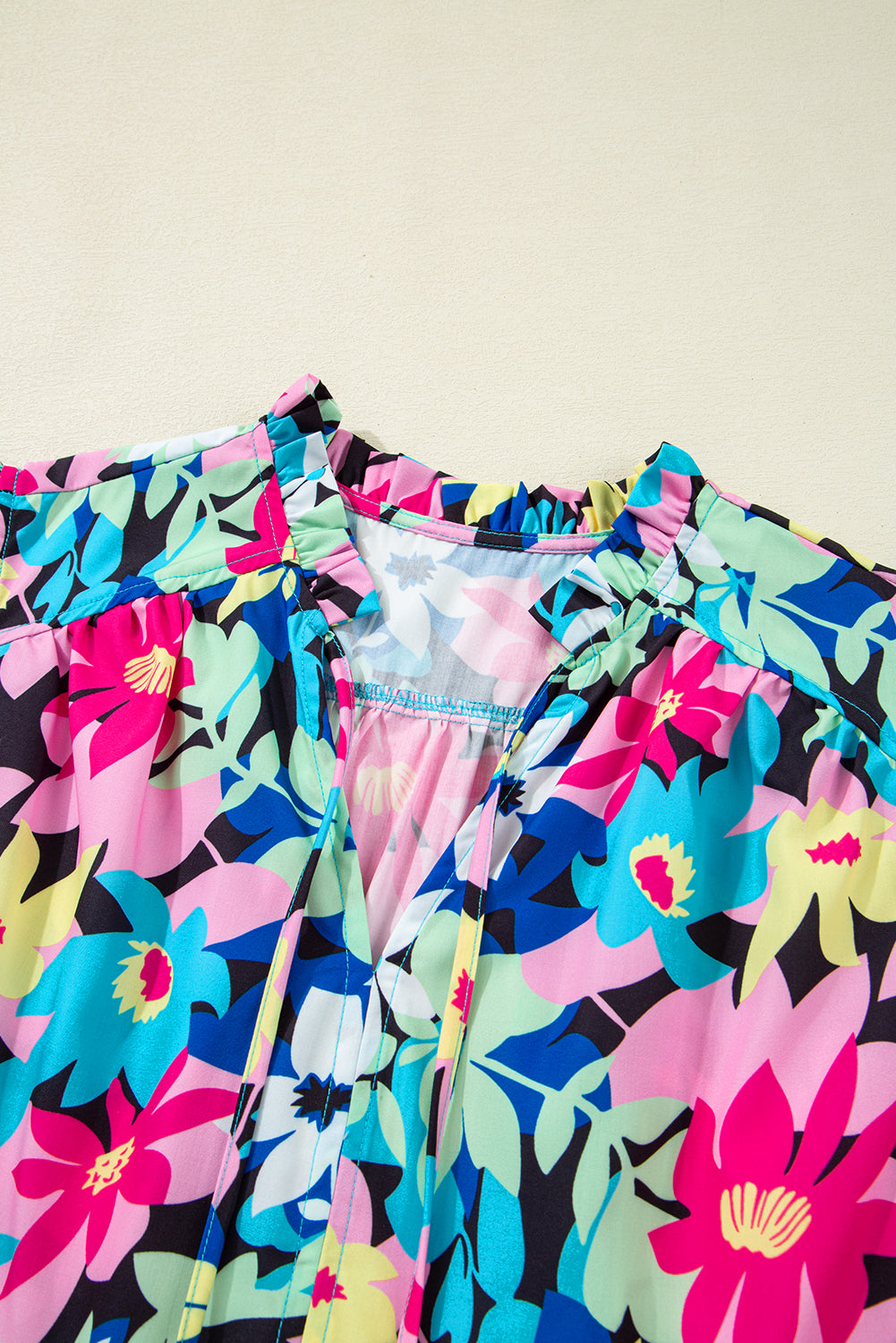 PLUS SIZE✨Flutter Fiesta Ruffle Top 🌺