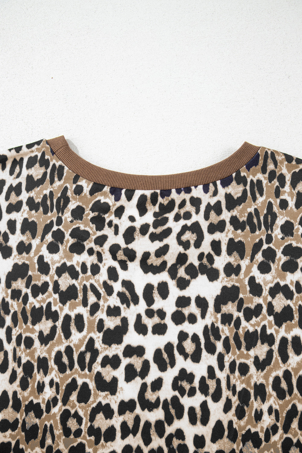 PLUS SIZE✨Wild Instinct Rib-Trim Leopard Top 🐆