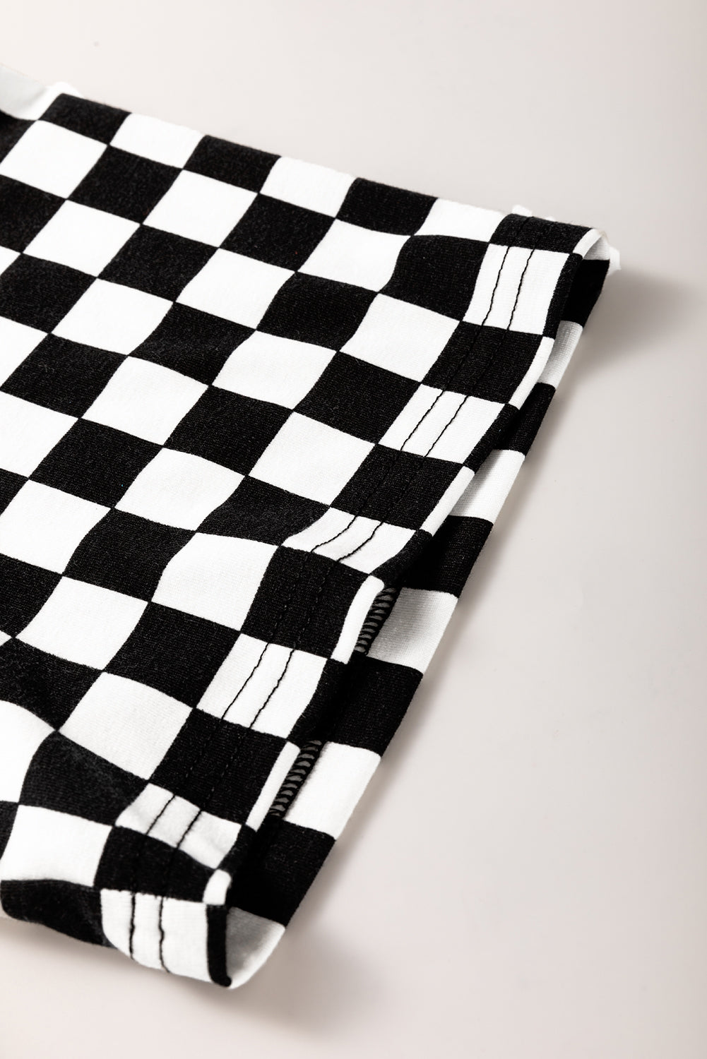 PLUS SIZE✨🏁 Photo Finish Checkerboard Oversized Tee