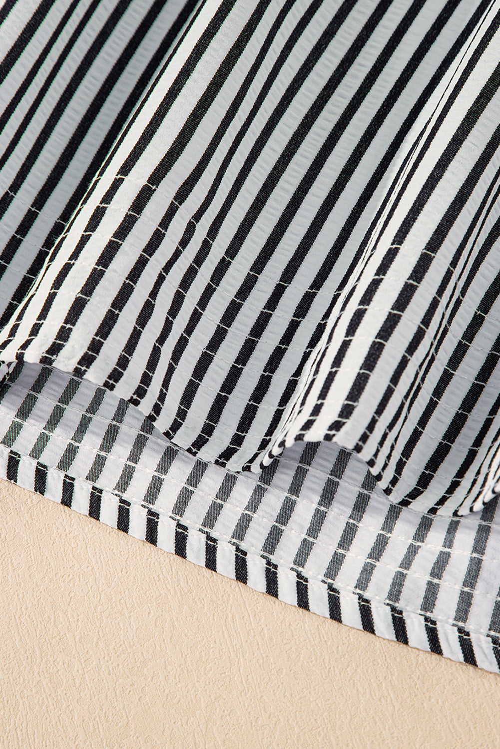 PLUS SIZE✨Boardwalk Breeze Striped Popover Dress