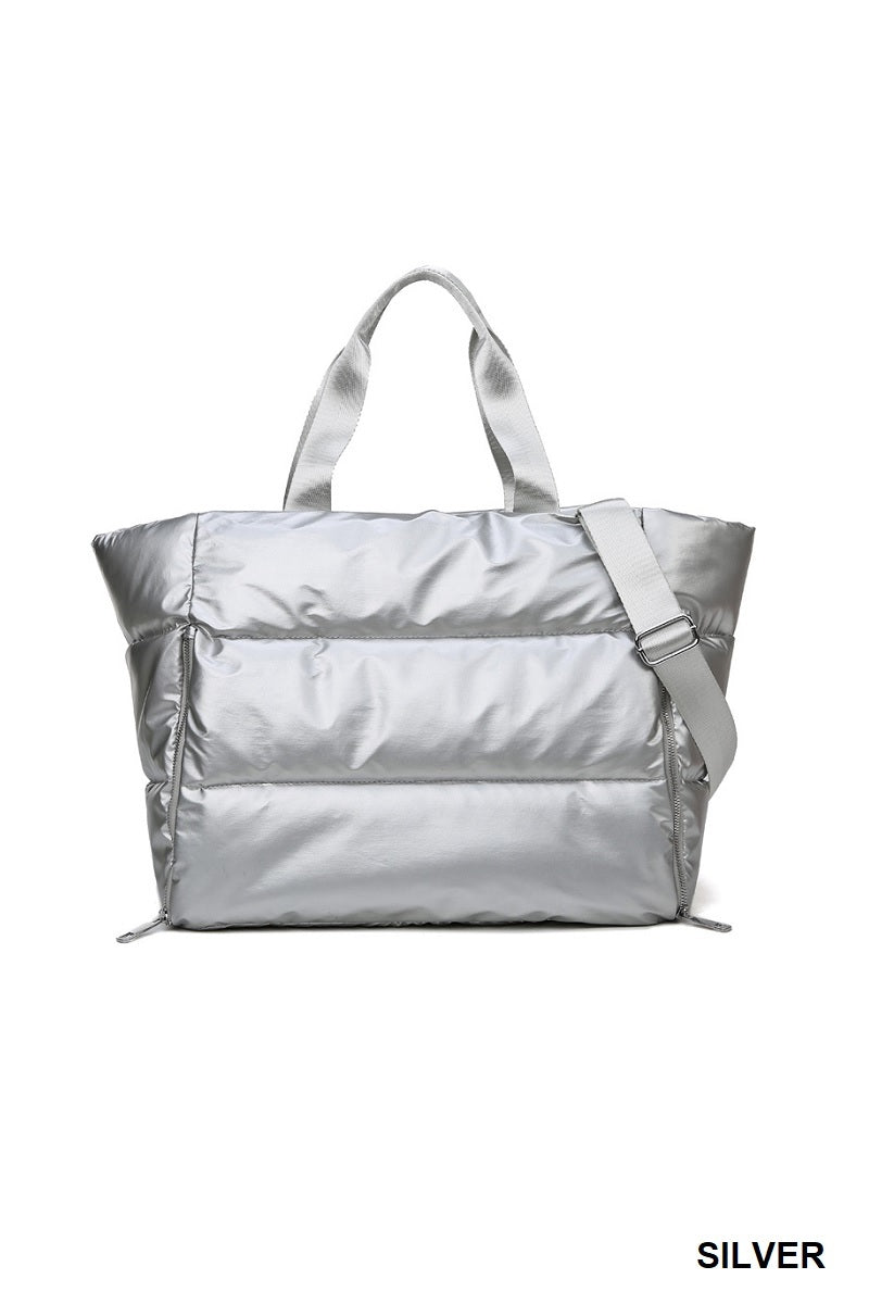 Cloud-Puff Weekender Tote — Light, Roomy & Ready to Go! ✨🧳