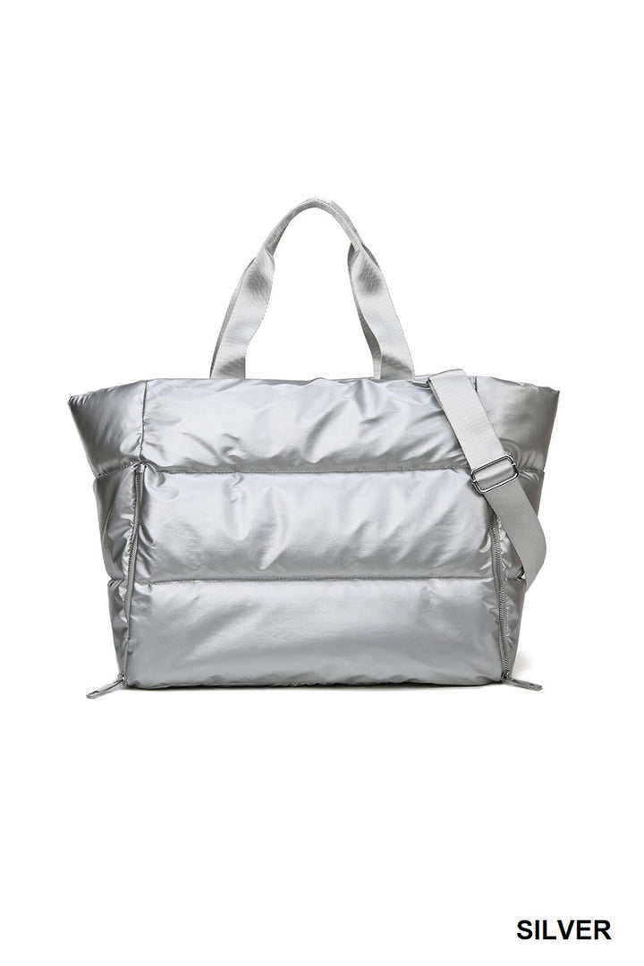 Cloud-Puff Weekender Tote — Light, Roomy & Ready to Go! ✨🧳