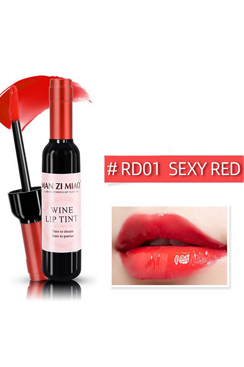 Sip &Stain: Wine Lip Tint – 24-Hour Plush Color (6 Shades)