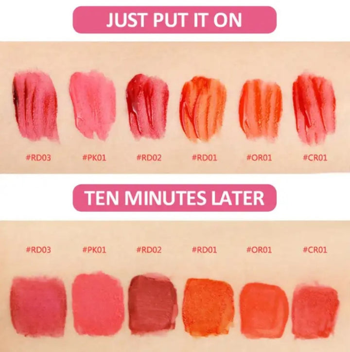 Sip &Stain: Wine Lip Tint – 24-Hour Plush Color (6 Shades)
