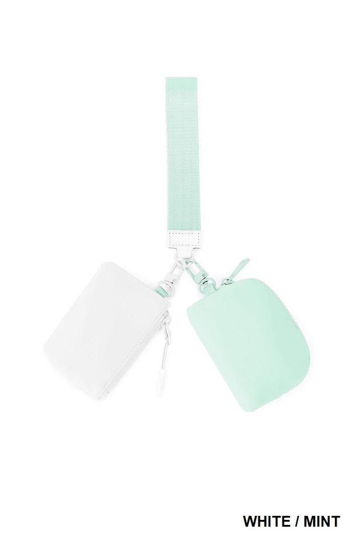 Pocket Duo Wristlet Set — Grab-and-Go Mini Pouches