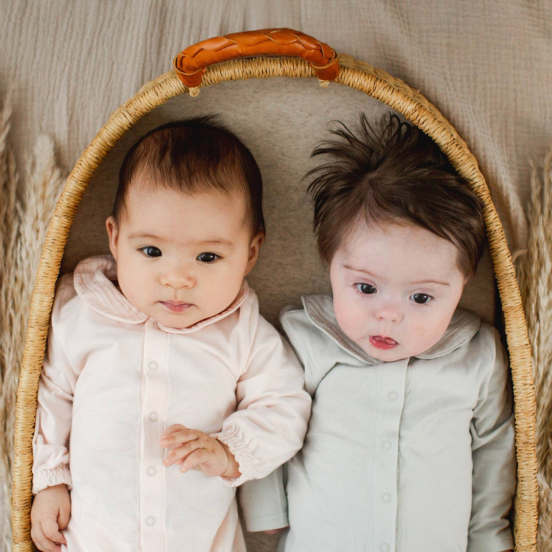 Burt's Bees Baby - Muslin Collar Infant Boy Jumpsuit